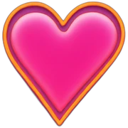 neon sign heart outline sticker