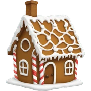 gingerbread house sticker