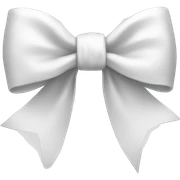 white bow sticker