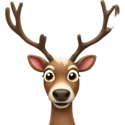 Reindeer sticker