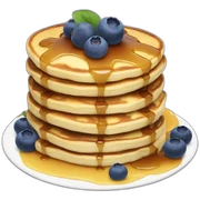 Blueberry pancakes  sticker