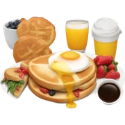 Breakfast sticker