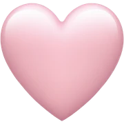 Light pink heart sticker