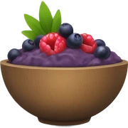 acai bowl with fruit  sticker