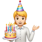 Birthday sticker