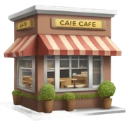 cafe sticker