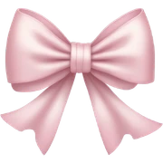 Light pink bow sticker