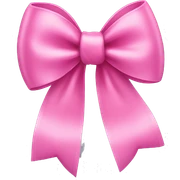 Pink bow sticker