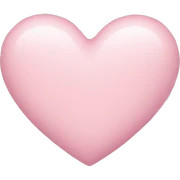 Pastel pink heart sticker