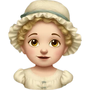 victorian newborn  sticker