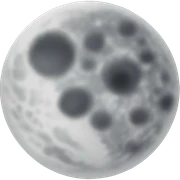 Moon sticker