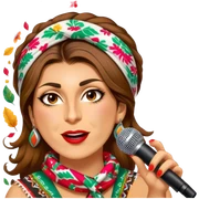 Colorful Singer sticker