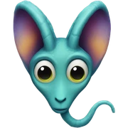 Alien ears sticker
