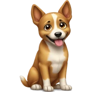 Cute dog sticker