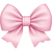 Light pink bow sticker