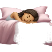 Coquette brunette girl sleeping  sticker