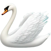 Swan sticker