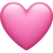 pink heart sticker