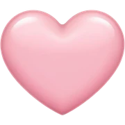 Light pink heart sticker