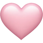 Heart in baby pink sticker