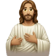 Jesus holding me sticker