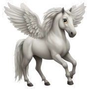 Horse with wings sticker