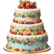 Cake sticker