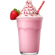 strawberry milkshake sticker