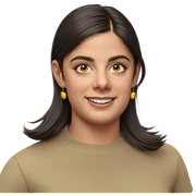 smiling girl in simple shirt sticker