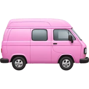 Pink van sticker