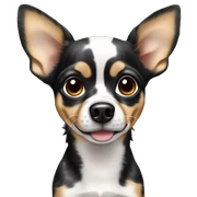 Chihuahua Black merle  sticker