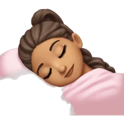 Ariana Grande sleeping sticker