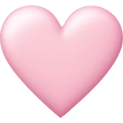 pastel pink heart sticker