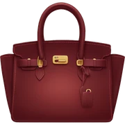 Dark red birkin sticker
