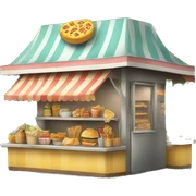 Fair Food Stand sticker