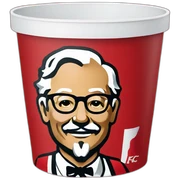 kfc bucket sticker