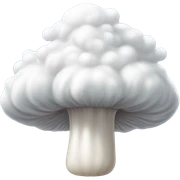 Milk mushroom cloud sticker