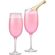Pink champagne  sticker