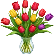 tulips sticker