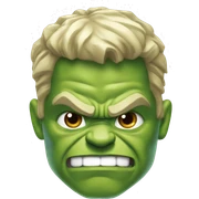 Hulk navideño sticker