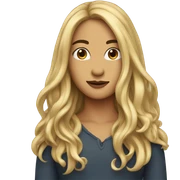 Long hair sticker