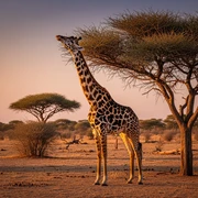 Giraffe sticker