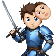 Samurai Defender sticker