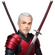 Katana Master sticker