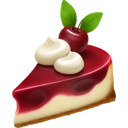 Cherry cheesecake  sticker