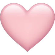 Light pink heart sticker