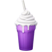 purple milkshake  sticker