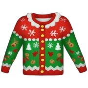 Ugly christmas sweater sticker
