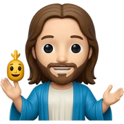 Jesus funko pop sticker