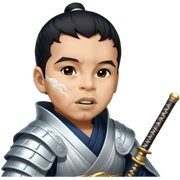 Moonlit Samurai sticker